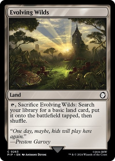Evolving Wilds (Universes Beyond: Fallout) Near Mint