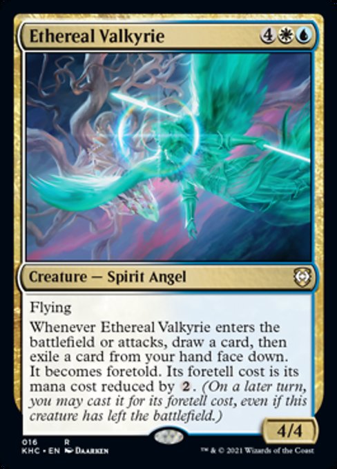 Ethereal Valkyrie (Commander 2021 Kaldheim) Near Mint