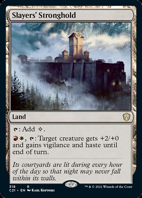 Slayers' Stronghold (Commander 2021 Strixhaven) Near Mint