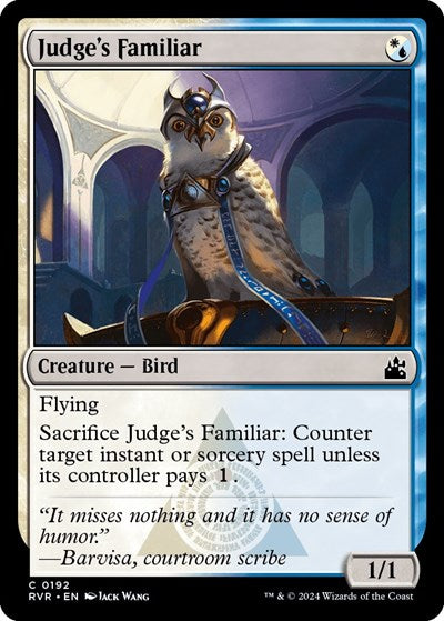 Judge's Familiar (Ravnica Remastered) Near Mint