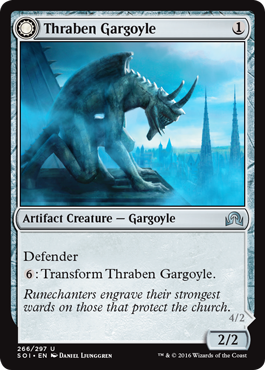 Thraben Gargoyle (Stonewing Antagonizer) (Shadows Over Innistrad) Near Mint