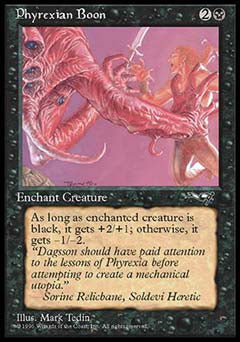 Phyrexian Boon (1) (Alliances) Light Play