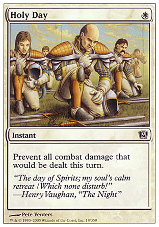 Holy Day (9th Edition) Near Mint Russian
