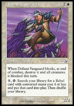Defiant Vanguard (Nemesis) Near Mint Foil