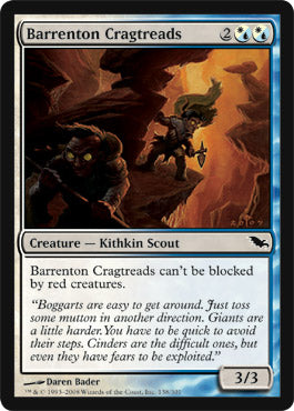 Barrenton Cragtreads (Shadowmoor) Near Mint Foil