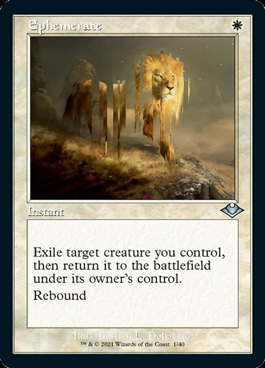 Ephemerate (Modern Horizons 1 Retro Frames) Near Mint Foil