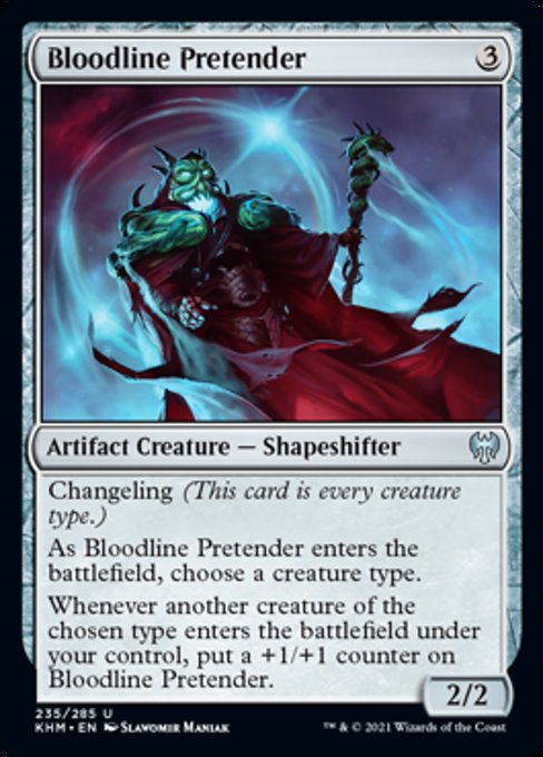 Bloodline Pretender (Kaldheim) Near Mint Foil
