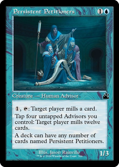 Persistent Petitioners (Retro Frame) (Ravnica Remastered) Near Mint