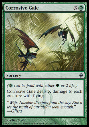Corrosive Gale (New Phyrexia) Near Mint Foil