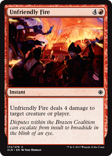 Unfriendly Fire (Ixalan) Near Mint
