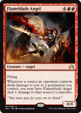 Flameblade Angel (Shadows Over Innistrad) Near Mint