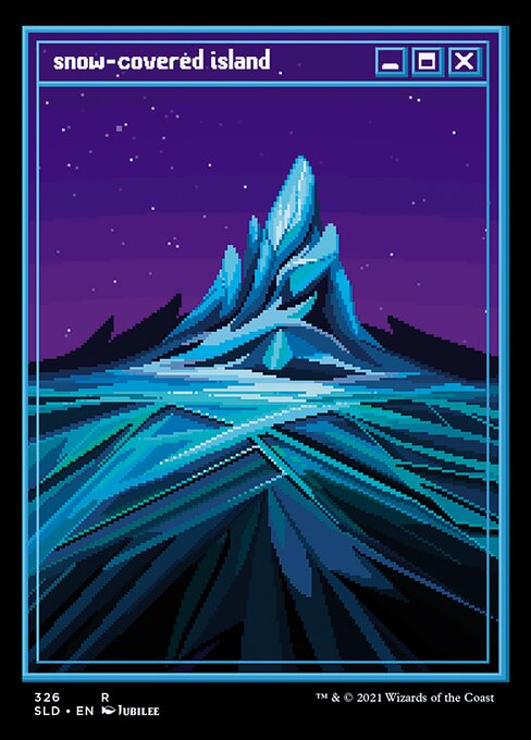 Snow-Covered Island 326 (Secret Lair) Near Mint