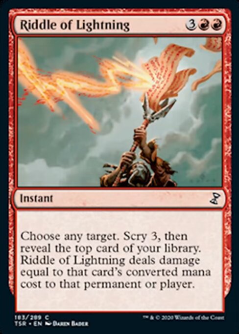 Riddle of Lightning (Time Spiral Remastered) Near Mint Foil