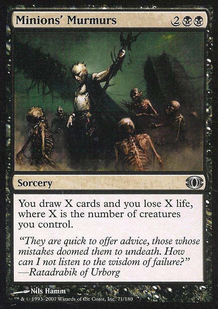 Minions' Murmurs (Futuresight) Near Mint Foil