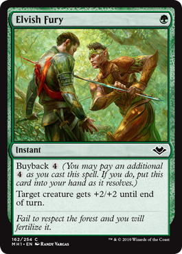 Elvish Fury (Modern Horizons) Near Mint Foil