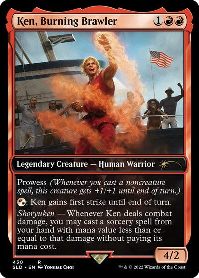 Ken, Burning Brawler (Secret Lair) Near Mint