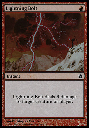 Lightning Bolt (Premium Deck Series: Fire and Lightning) Near Mint Foil