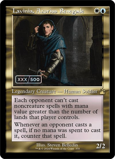 Lavinia, Azorius Renegade (Retro Frame) (Serial Numbered) (Ravnica Remastered) Near Mint