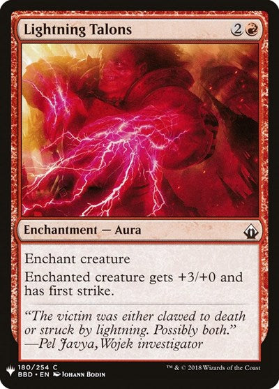 Lightning Talons (Mystery Booster) Near Mint