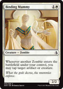 Binding Mummy (Amonkhet) Near Mint Foil