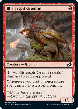 Blisterspit Gremlin (Ikoria: Lair of Behemoths) Near Mint Foil
