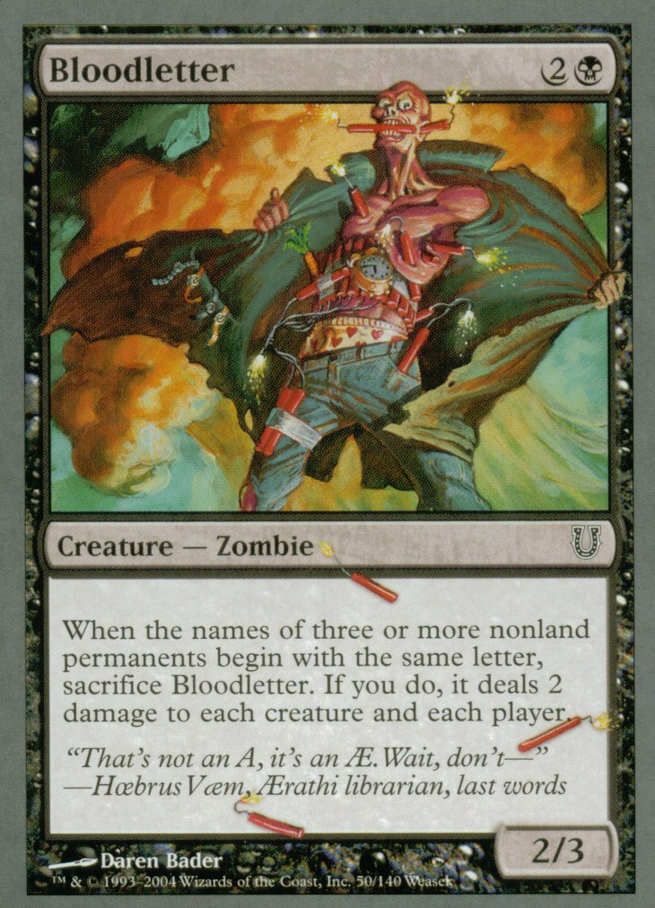 Bloodletter (Unhinged) Near Mint