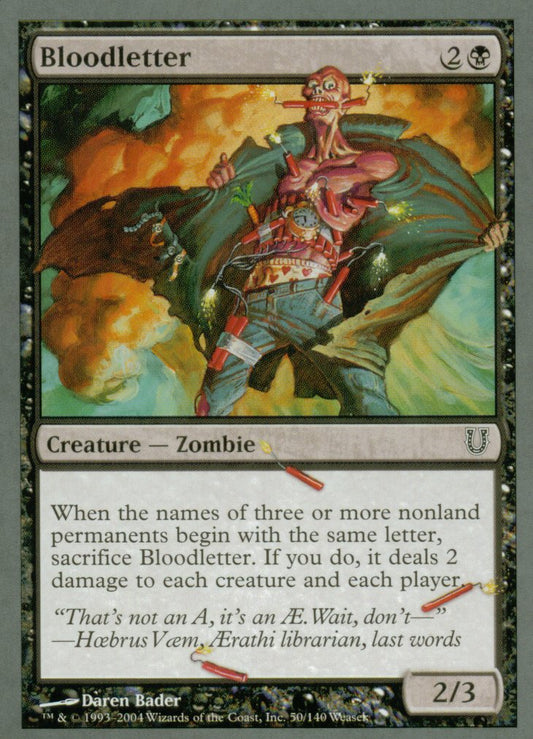 Bloodletter (Unhinged) Near Mint