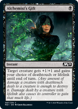 Alchemist's Gift (Magic 2021 Core Set) Near Mint