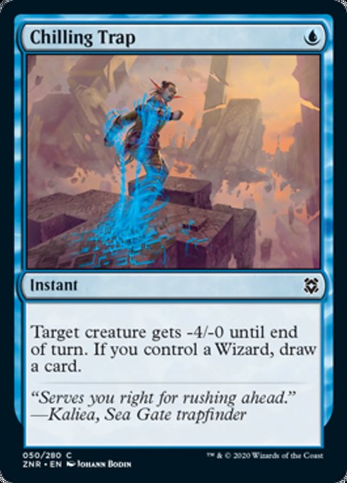 Chilling Trap (Zendikar Rising) Near Mint Foil
