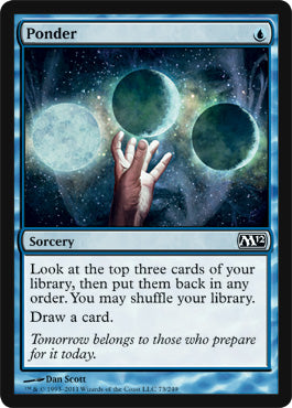 Ponder (Magic 2012 Core Set) Near Mint