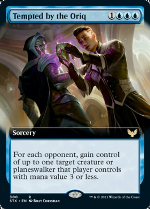 Tempted by the Oriq (Extended Art) (Strixhaven) Near Mint