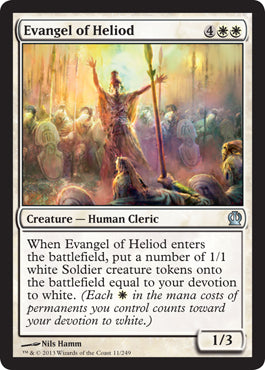 Evangel of Heliod (Theros) Near Mint Foil Japanese