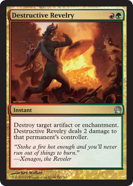Destructive Revelry (Theros) Near Mint Foil