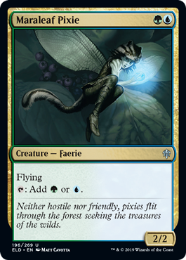 Maraleaf Pixie (Throne of Eldraine) Near Mint Foil