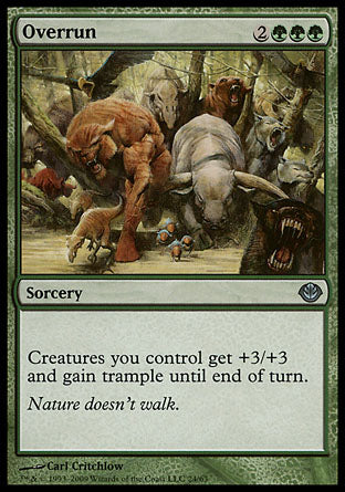 Overrun (Duel Decks: Garruk vs Liliana) Near Mint