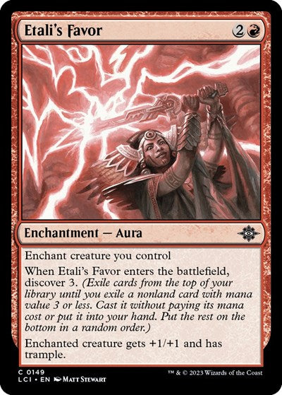 Etali's Favor (The Lost Caverns of Ixalan) Near Mint