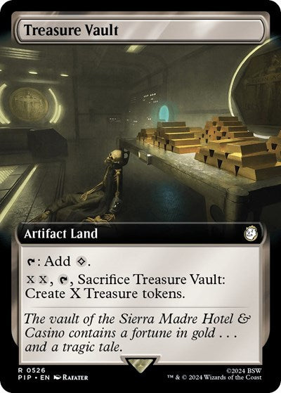 Treasure Vault (Extended Art) (Universes Beyond: Fallout) Near Mint