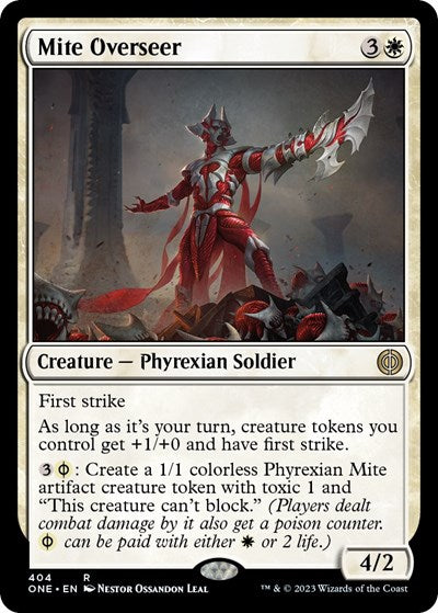Mite Overseer (Phyrexia: All Will Be One) Near Mint