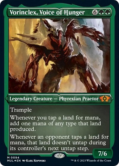 Vorinclex, Voice of Hunger (Foil Etched) (March of the Machine: Multiverse Legends) Near Mint