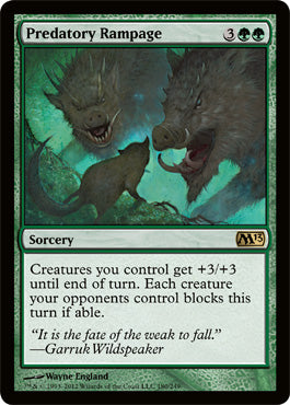 Predatory Rampage (Magic 2013 Core Set) Near Mint