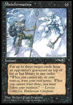 Misinformation (Alliances) Near Mint