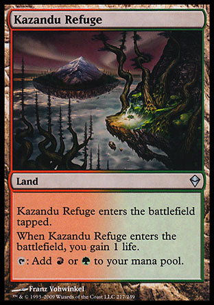 Kazandu Refuge (Zendikar) Near Mint Japanese