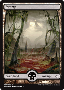 Swamp (187) (Hour of Devastation) Near Mint