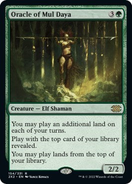 Oracle of Mul Daya (Double Masters 2022) Near Mint Foil