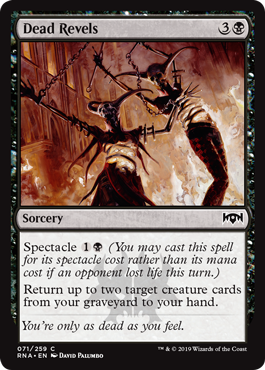 Dead Revels (Ravnica Allegiance) Near Mint Foil