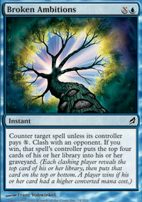 Broken Ambitions (Lorwyn) Near Mint Japanese