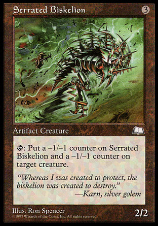 Serrated Biskelion (Weatherlight) Near Mint