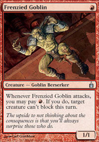 Frenzied Goblin (Ravnica) Near Mint Foil