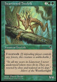 Heartwood Treefolk (Tempest) Near Mint