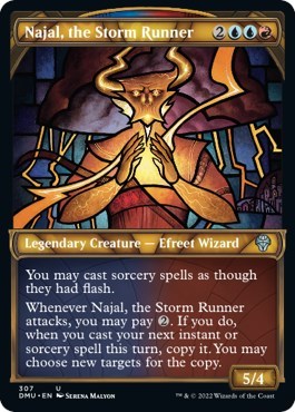 Najal, the Storm Runner (Showcase) (Dominaria United) Near Mint Foil